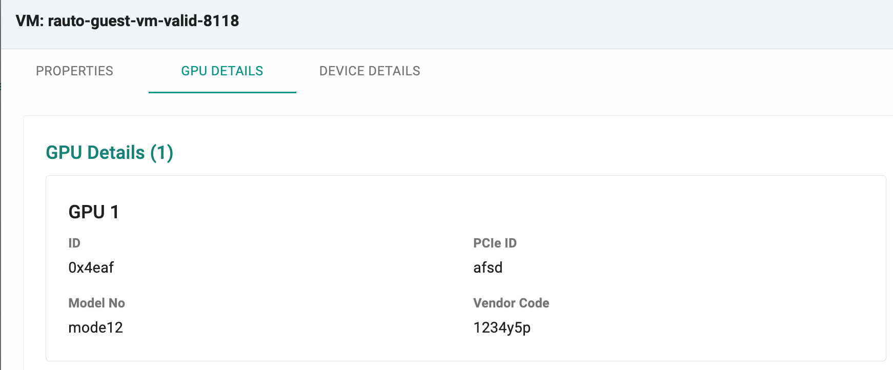 GPU PaaS - Virtual Machines - Rafay Product Documentation