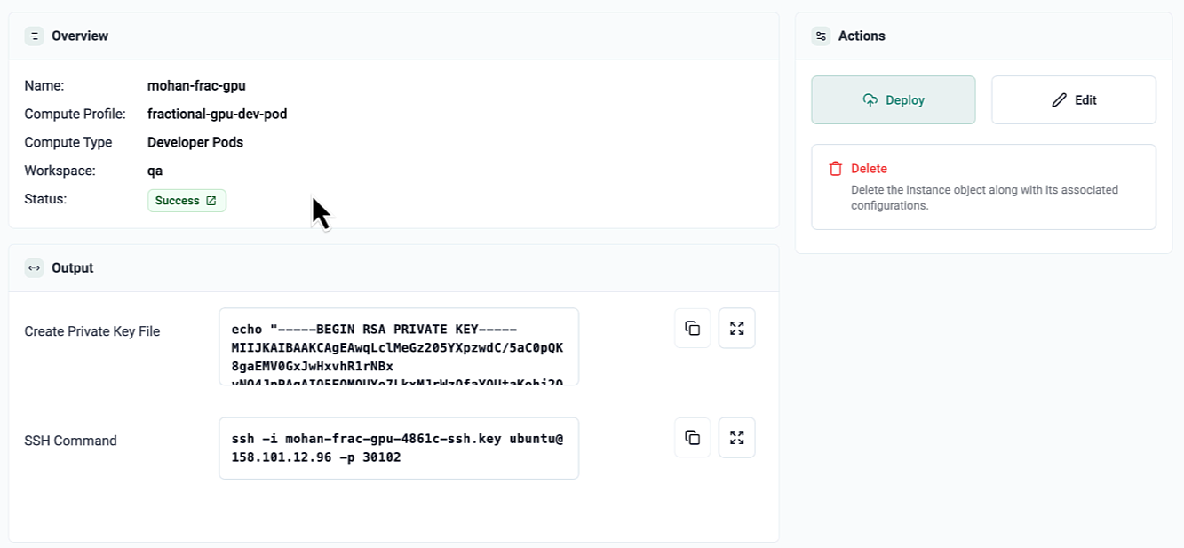 Developer Pod Success