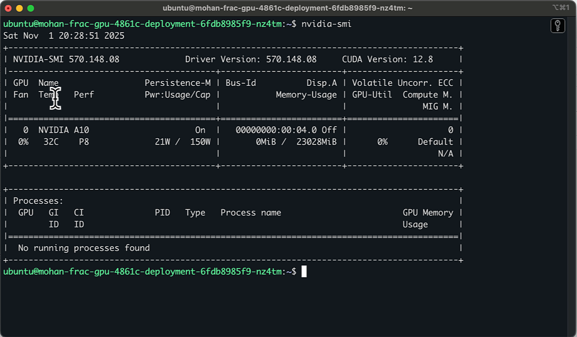 Developer Pod Access