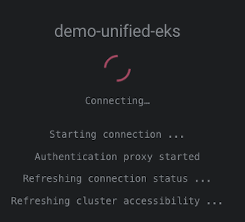 Connecting to cluster