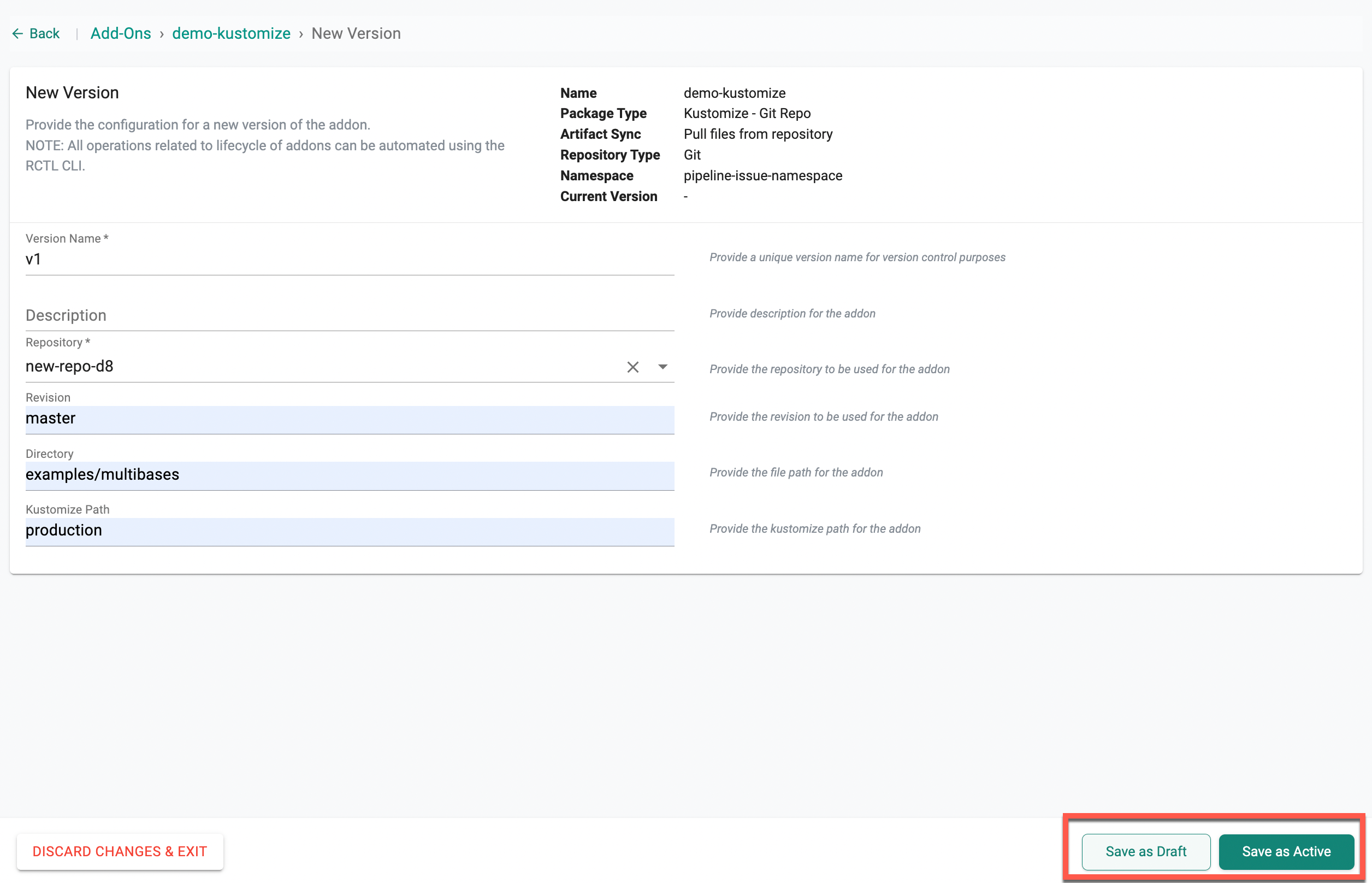 Helm Version Git Override