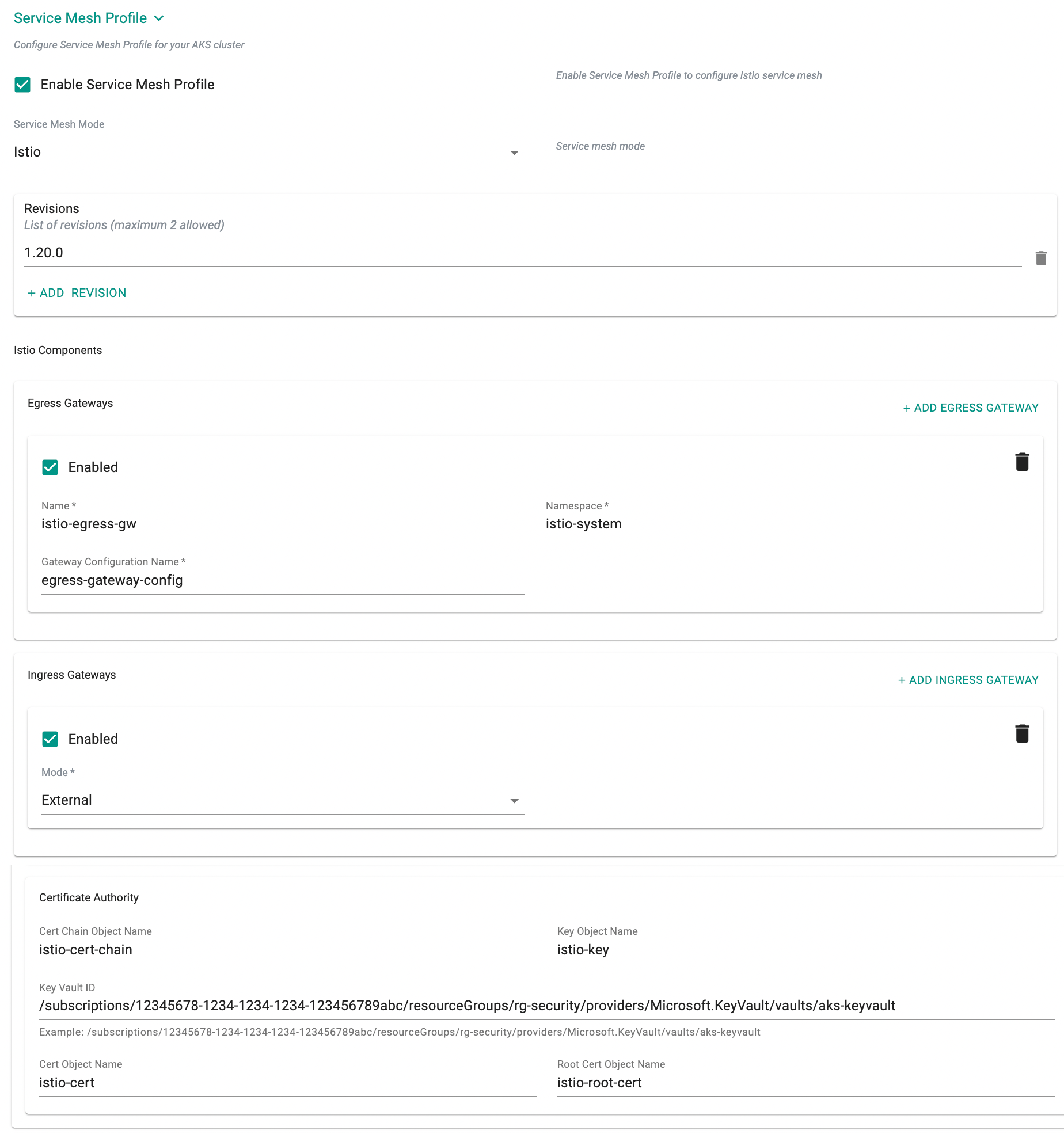 Configure AKS Cluster