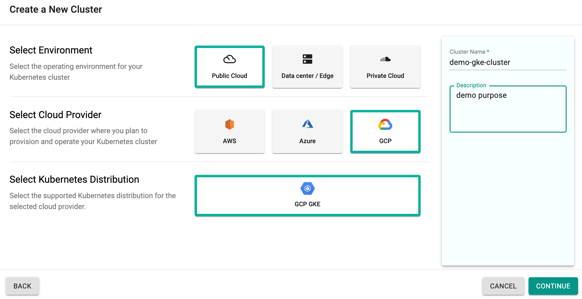 Create GKE Cluster