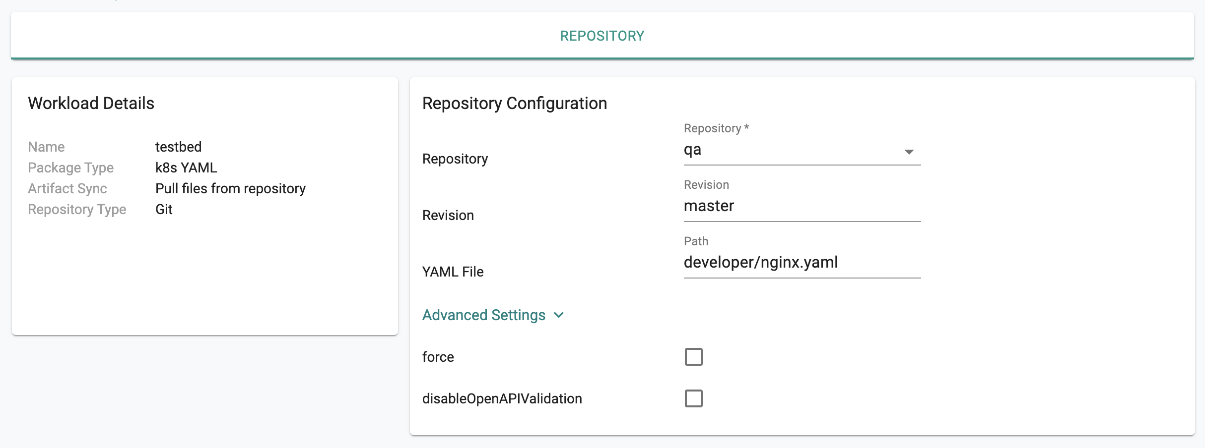 k8s YAML-Repository