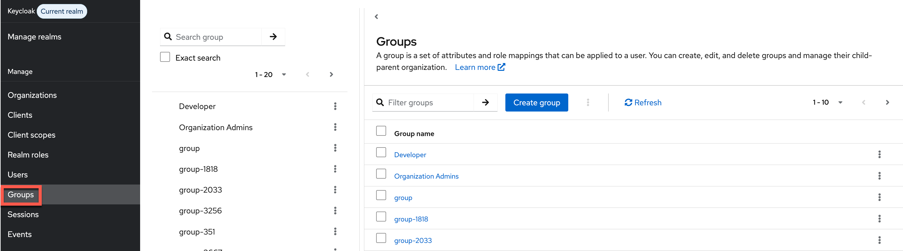 Assign Groups