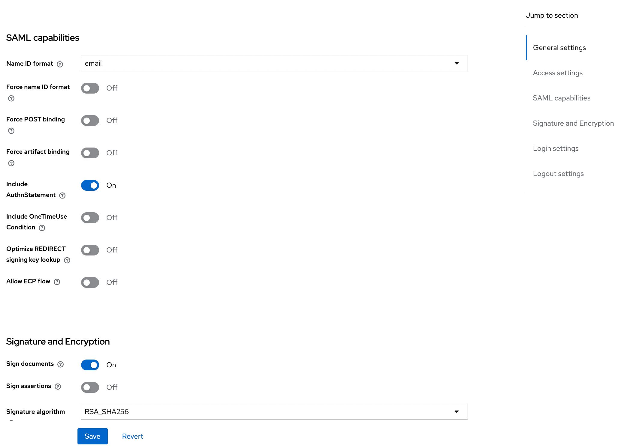 Login Settings