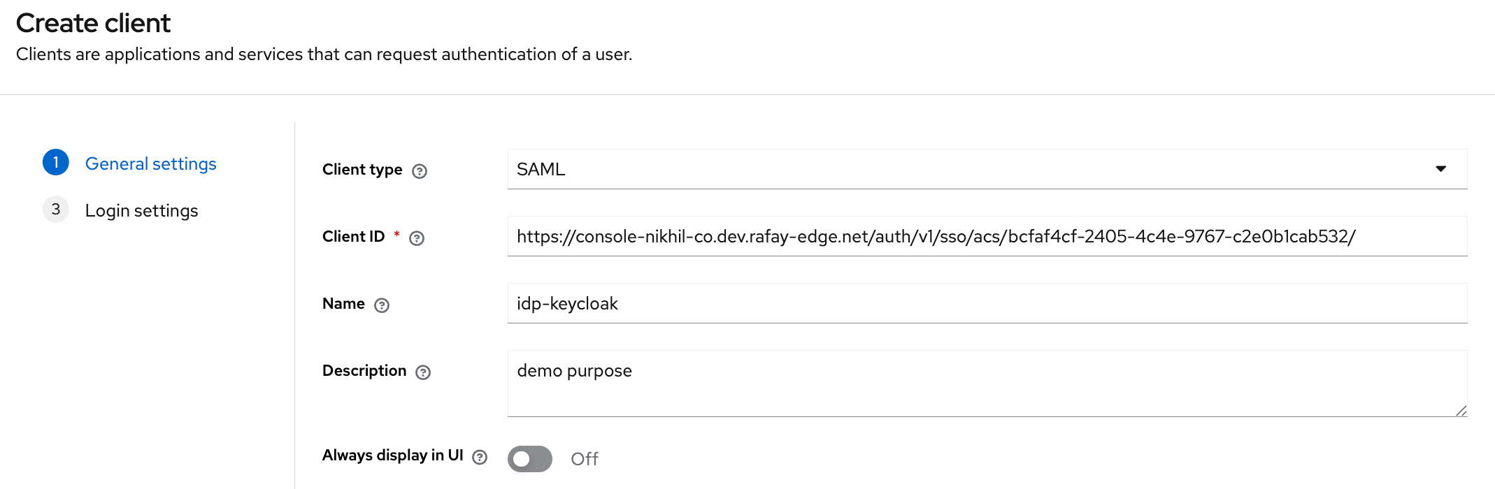 Client Configuration