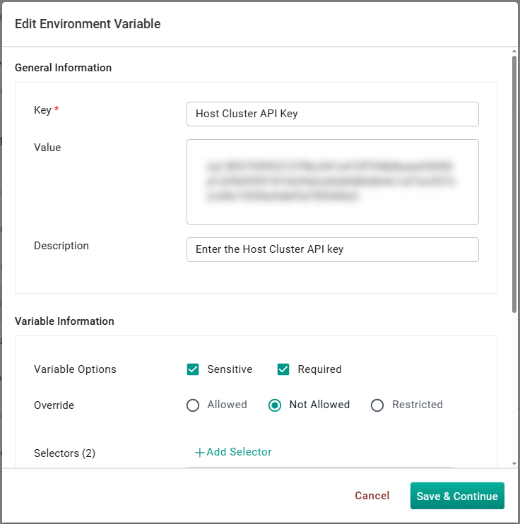 Config Context Step 1