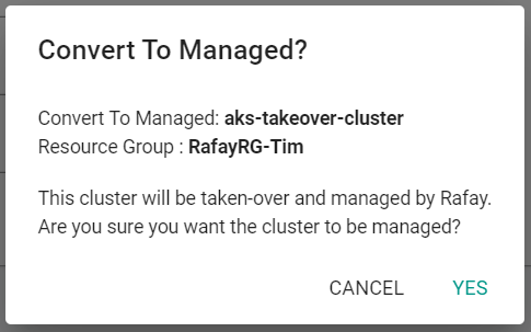 Takeover Cluster