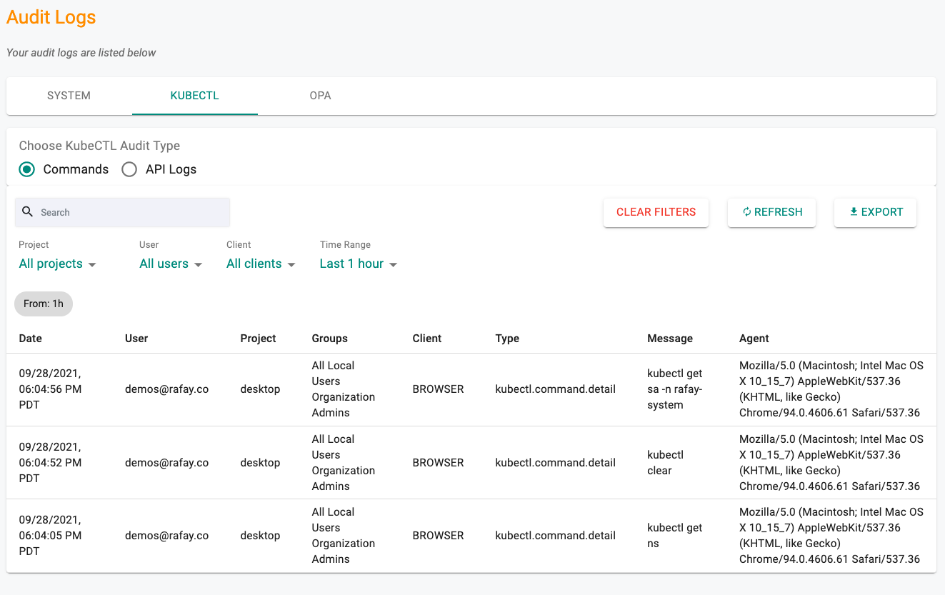 ZTKA Audit Trail