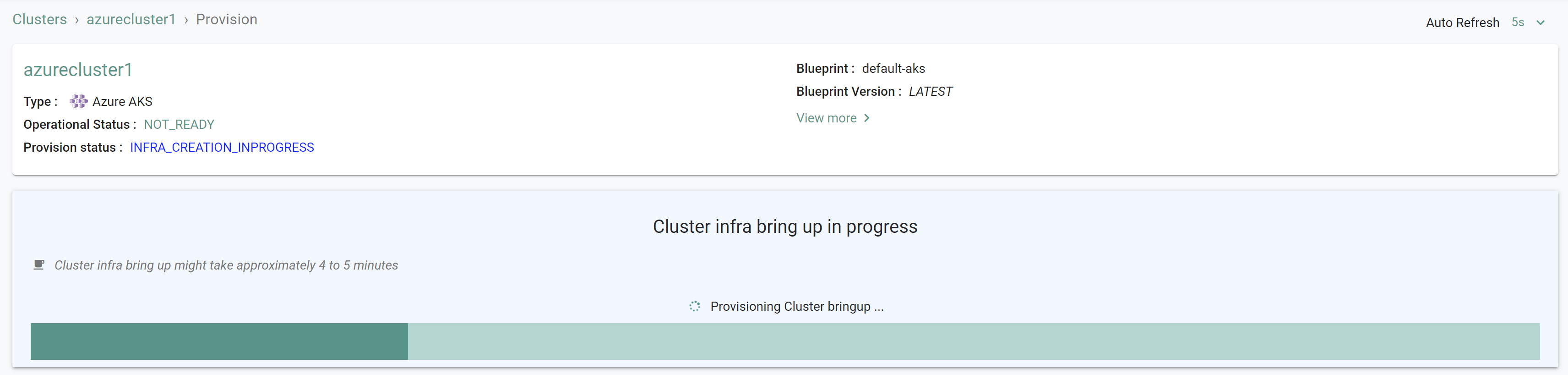 Cluster Provisioning