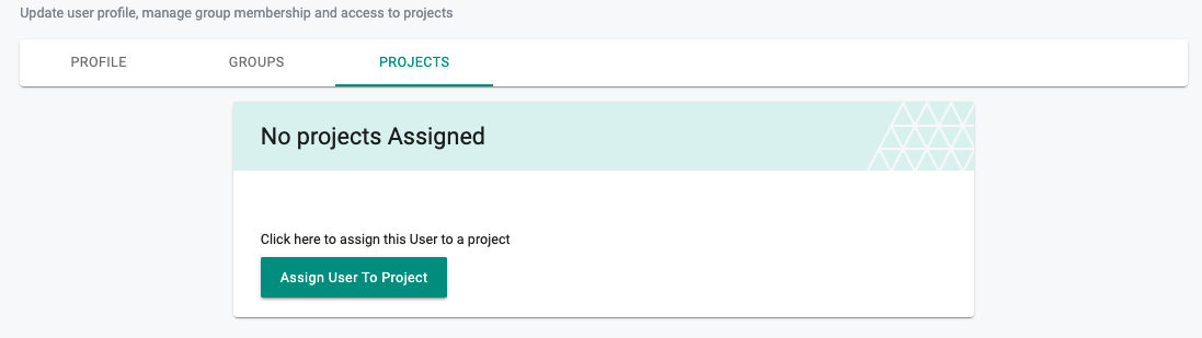 Assign User to Project
