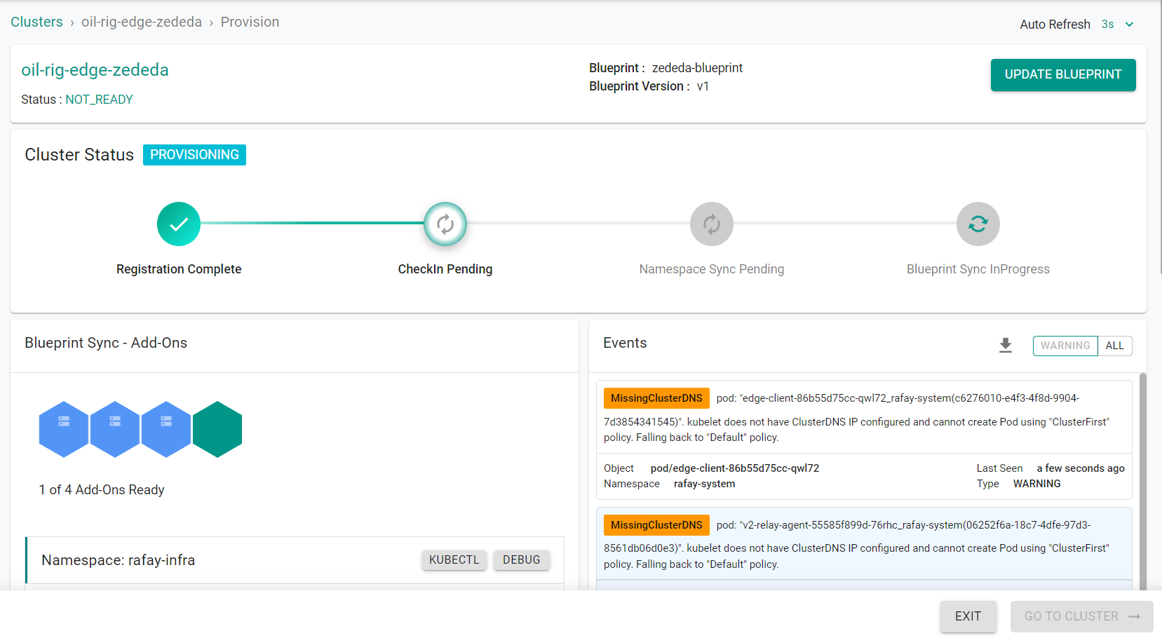 Create Cluster