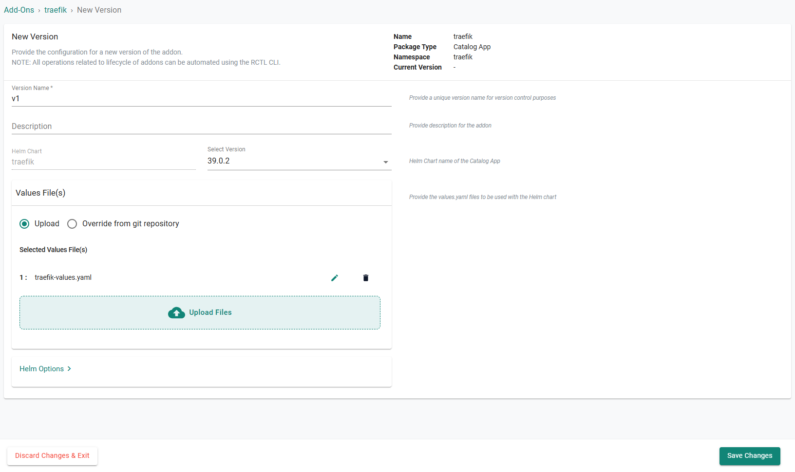 Create Add-On