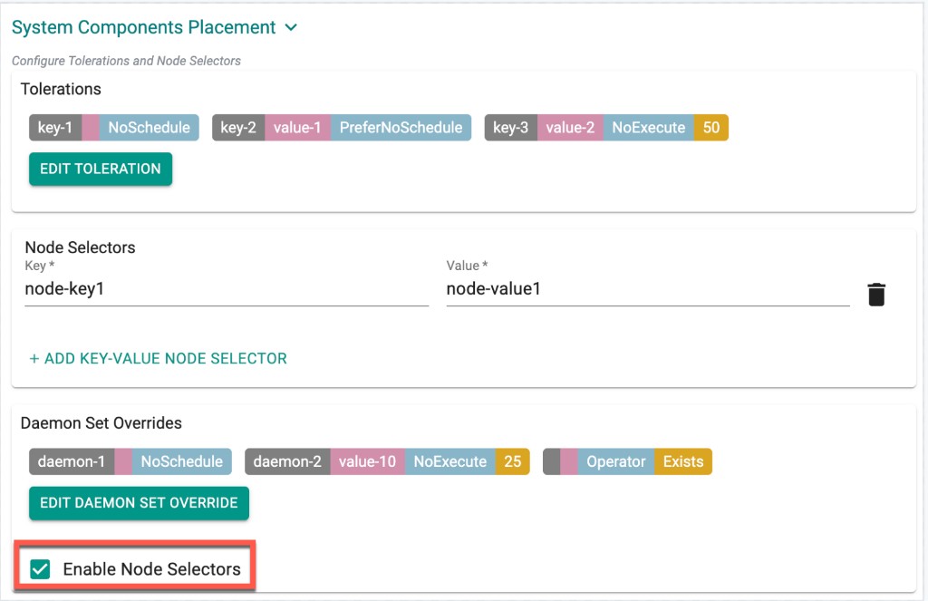 System Components Placement